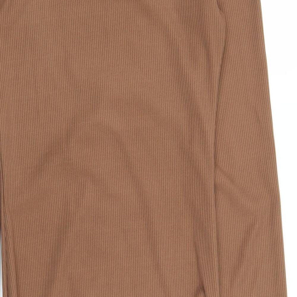 Boohoo Womens Brown Bodycon Size 6