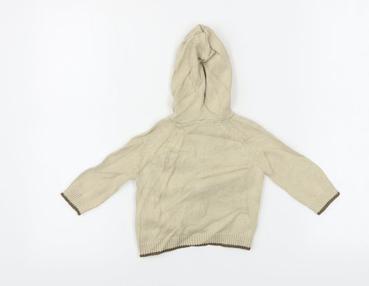 Preworn Boys Beige Jacket Size 6-9 Months