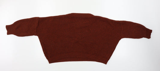 Preworn Womens Brown Pullover Jumper Size XS