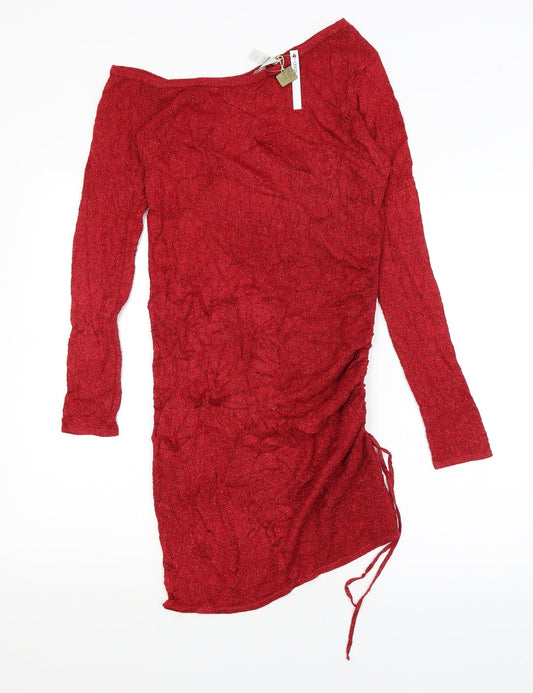 ASOS Womens Red Bodycon Size 10