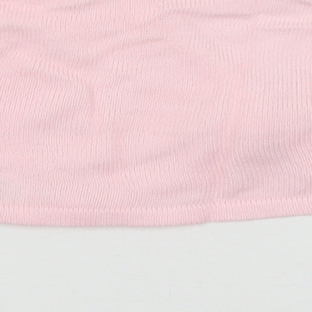 Brand and care label for Bambini Baby Pink Cardigan Jumper, size 12-18, Months
