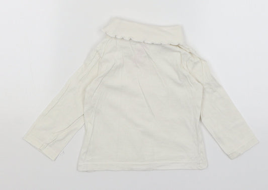 E-vie Angel Baby White Basic T-Shirt Size 18-24 Months
