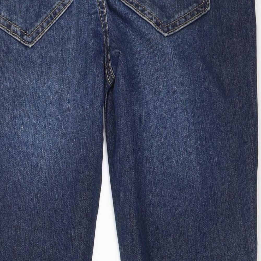 Blue 73 Womens Blue Denim Cropped Jeans Size 8 L23.5 in