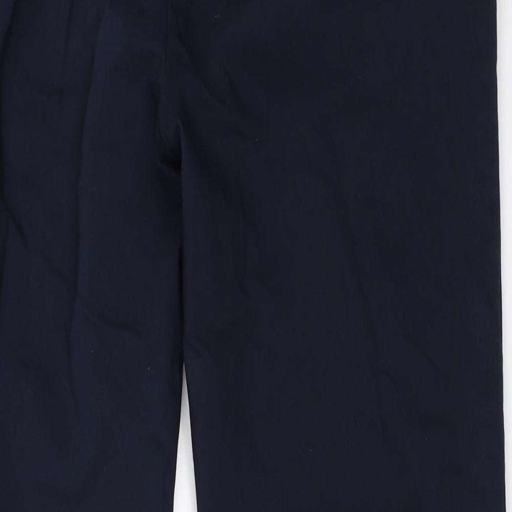 Womens UK Size 36 H&M Regular Fit Capri Blue Trousers