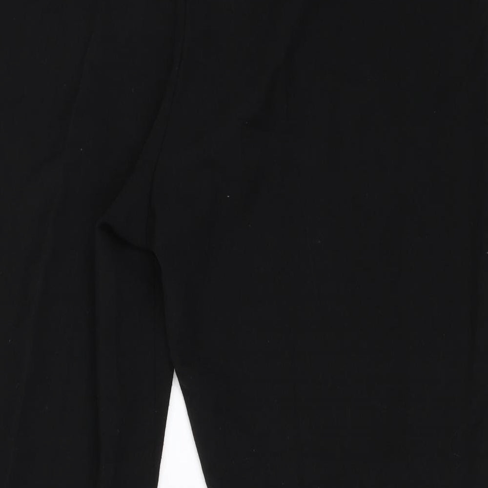 Classic Womens Black Trousers Size 18 L25 in