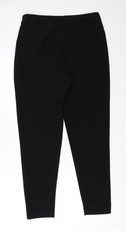 Womens UK Size 30 in H&M Regular Fit Black Trousers