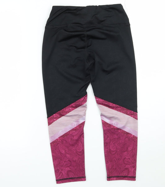 RBX Womens Black Capri Leggings Size XS L20 in