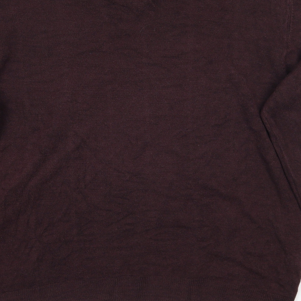 Marks and Spencer Mens Purple Pullover Jumper Size M