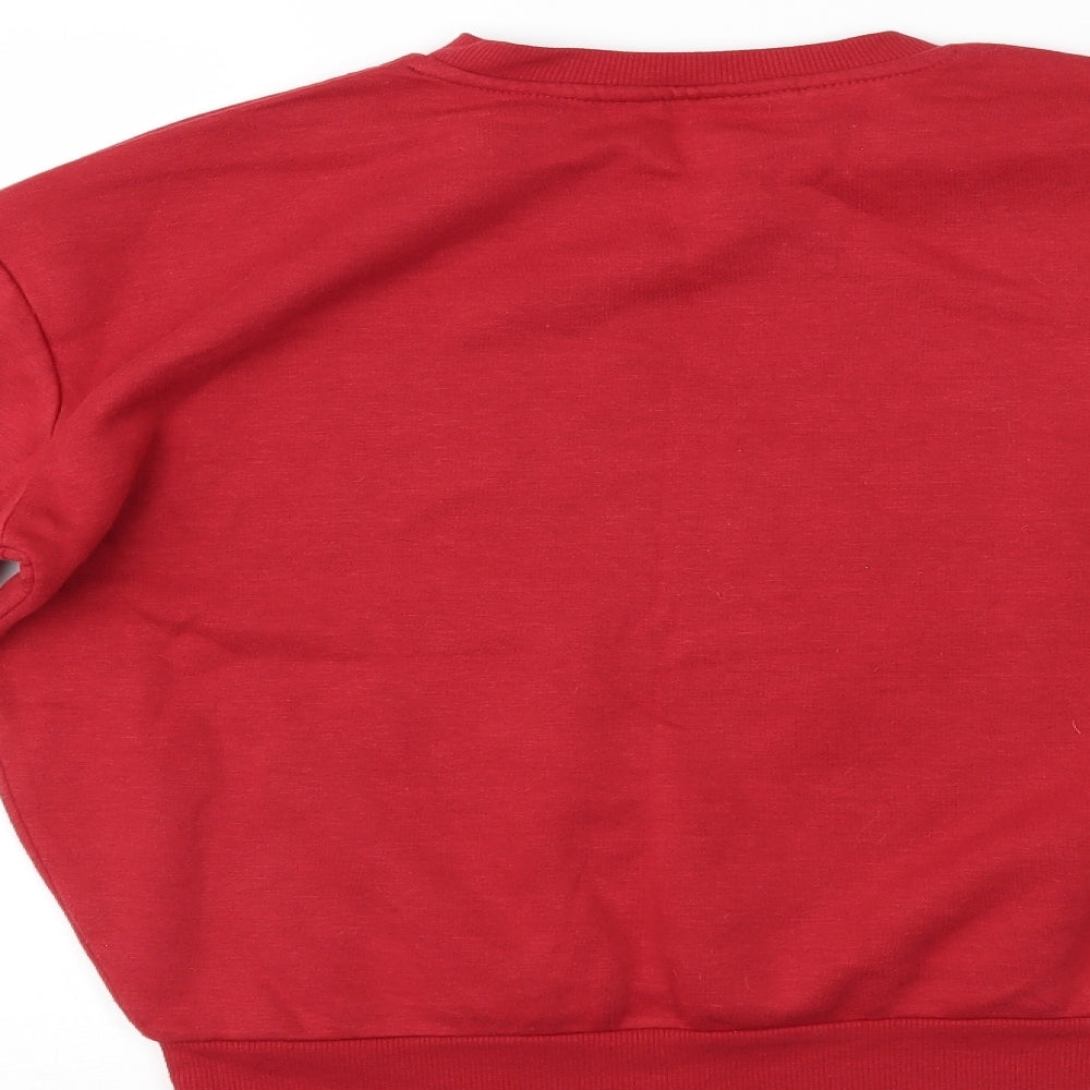 Primark Womens Red Pullover Jumper Size 2XS