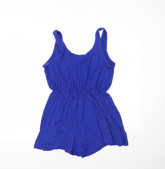 Womens UK Size M H&M One-Piece Blue Romper