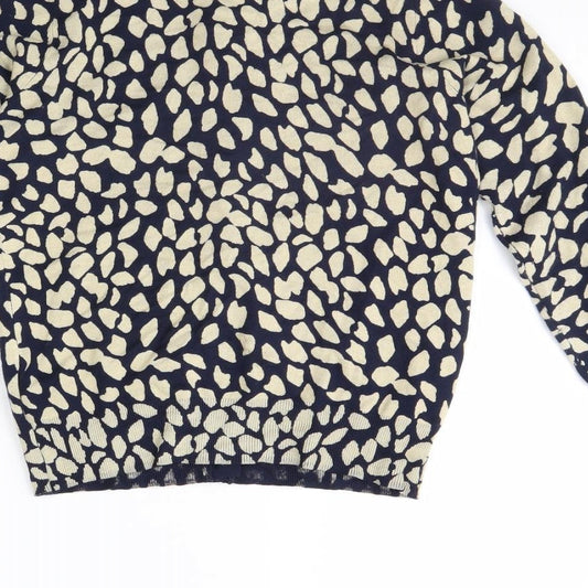 Womens UK Size 10 M&S Blue Cardigan Jumper