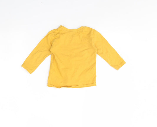 Primark Baby Yellow Pullover Blouse Size 12 Months - mummy's superstar