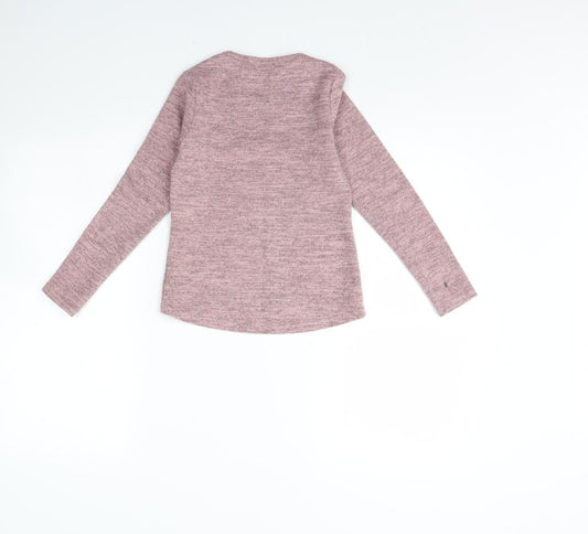 Grace Girls Pink Basic T-Shirt Size 8 Years - Butterfly