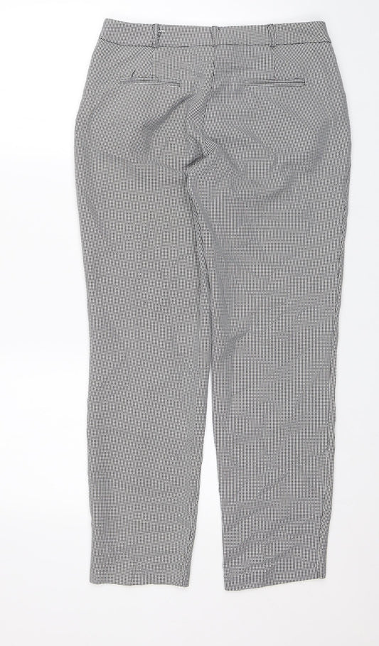 Womens UK Size 8 Dorothy Perkins Regular Fit Chino Black Trousers