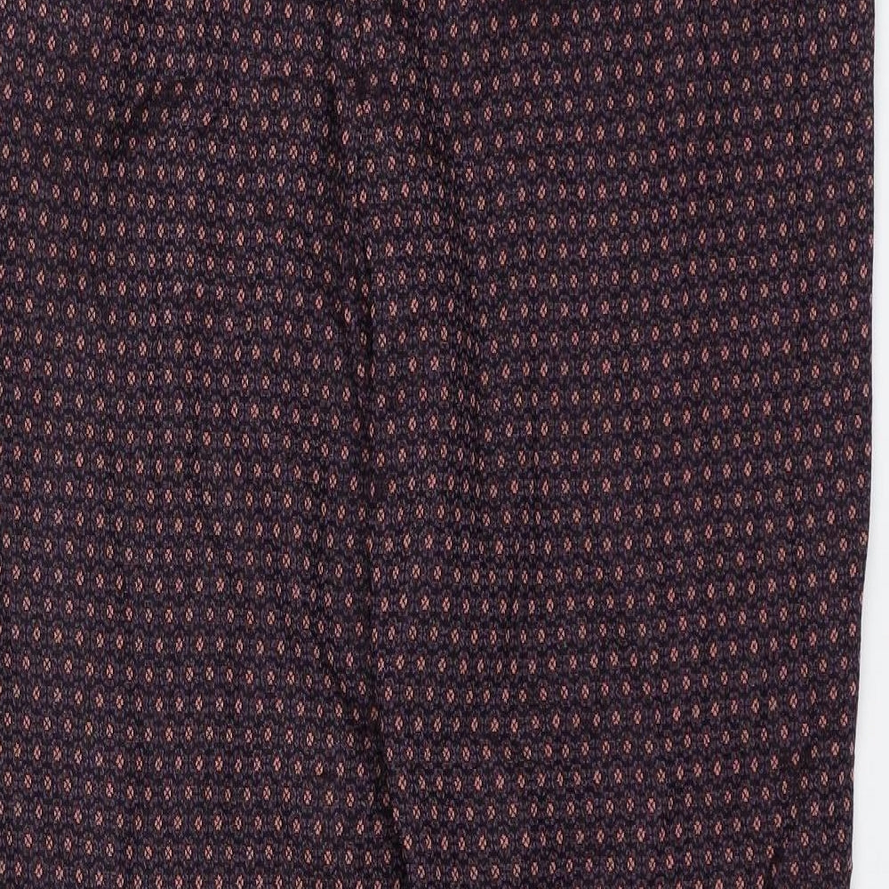 M&S Womens Purple Trousers Size 14 L28 in