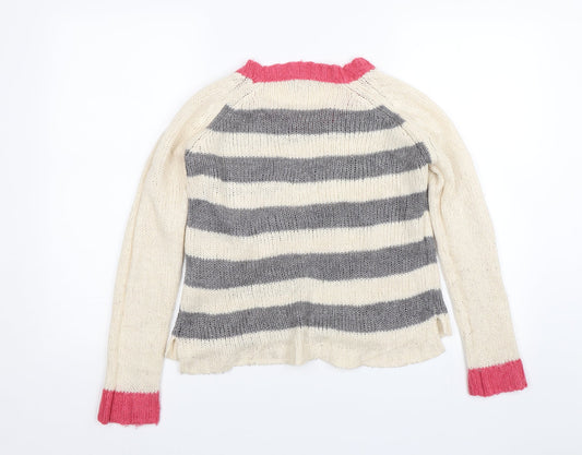 Womens UK Size S New Look Beige Pullover Jumper