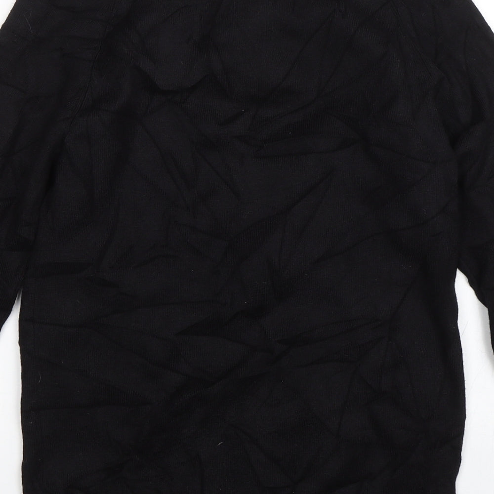 Womens UK Size 12 M&Co Black Pullover Jumper