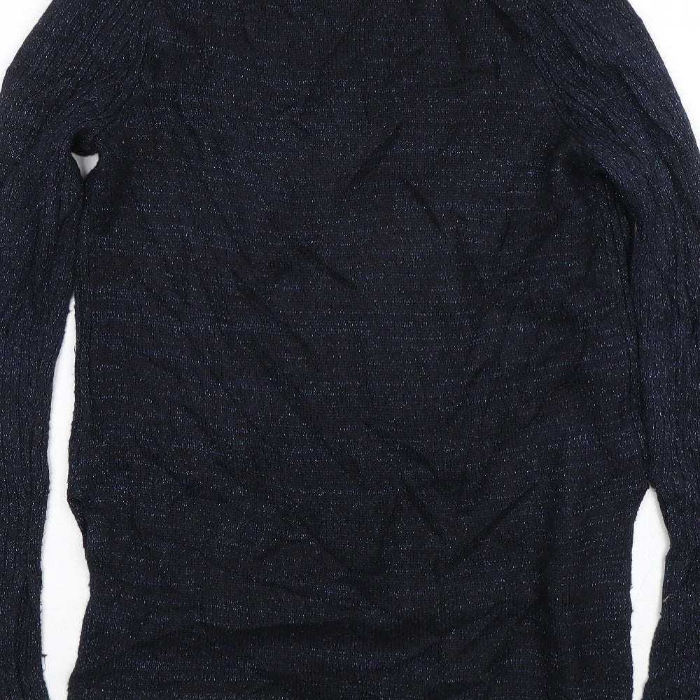 Womens UK Size S H&M Blue Pullover Jumper