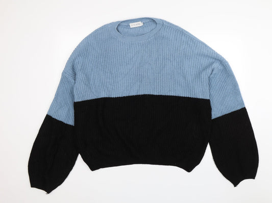 In the Style Womens Blue Pullover Jumper Size 6