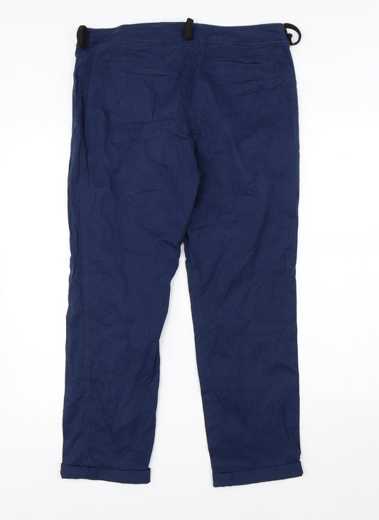 Kumu Womens Blue Trousers Size 12 L24 in