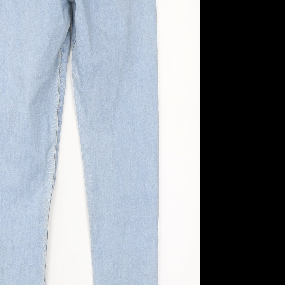 Denim Co Womens Blue Denim Jegging Jeans Size 12 L26 in