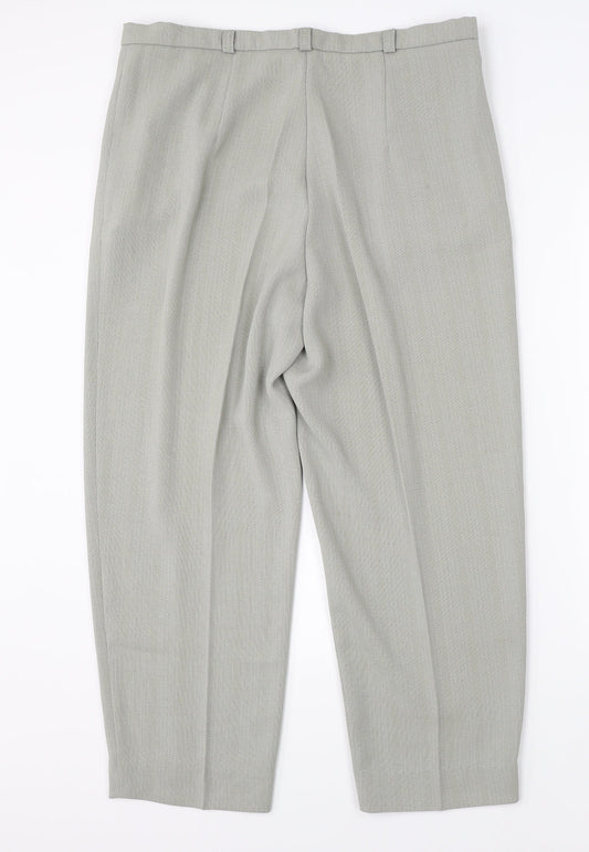 Gabler Womens Green Dress Pants Trousers Size 20 L22 in