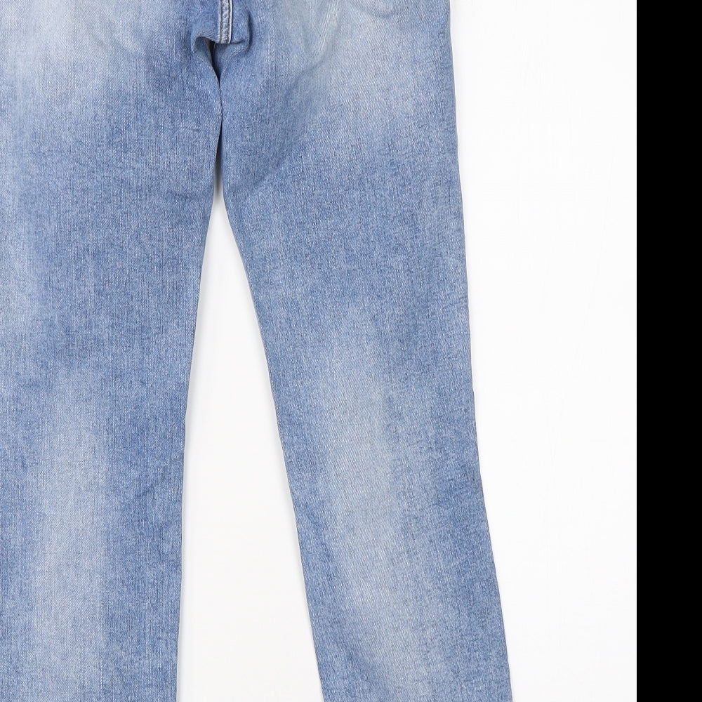 Only Womens Blue Denim Straight Jeans Size 26 in L32 in