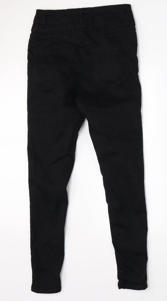 New Look Womens Black Denim Skinny Jeans Size 10 L26 in