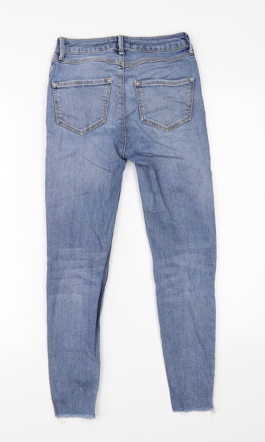 New Look Womens Blue Denim Skinny Jeans Size 6 L23 in