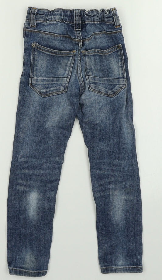 NEXT Girls Blue Skinny Jeans Size 4 Years