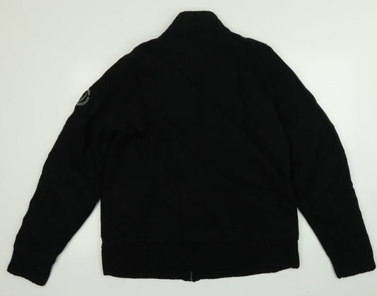 Mens UK Size Duck and Cover Black Jacket