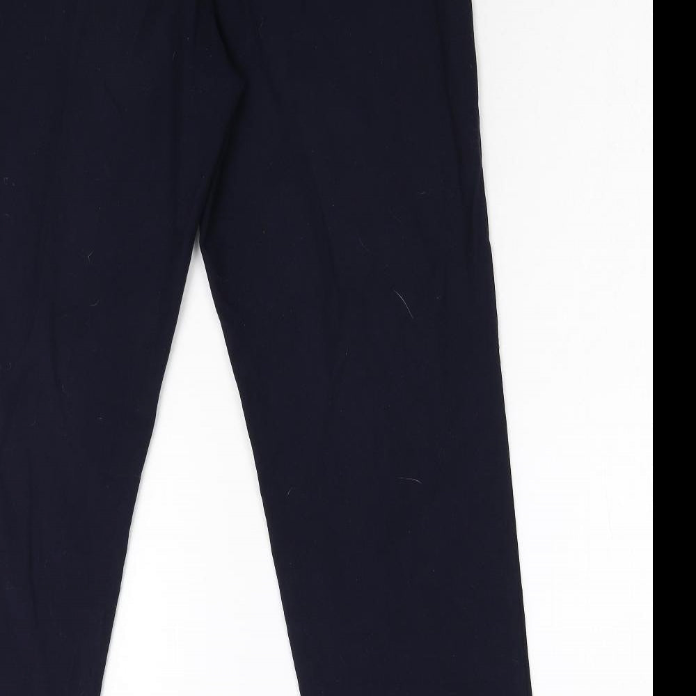 Womens UK Size 14 BHS Regular Fit Blue Trousers