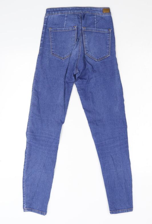 Bershka Womens Blue Denim Jegging Jeans Size 8 L27 in