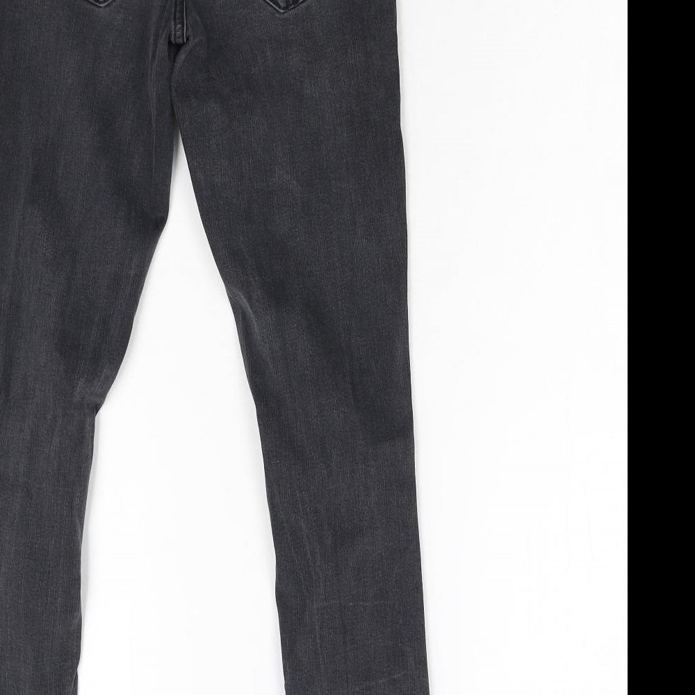 River Island Womens Black  Denim Skinny Jeans Size 8 L26 in