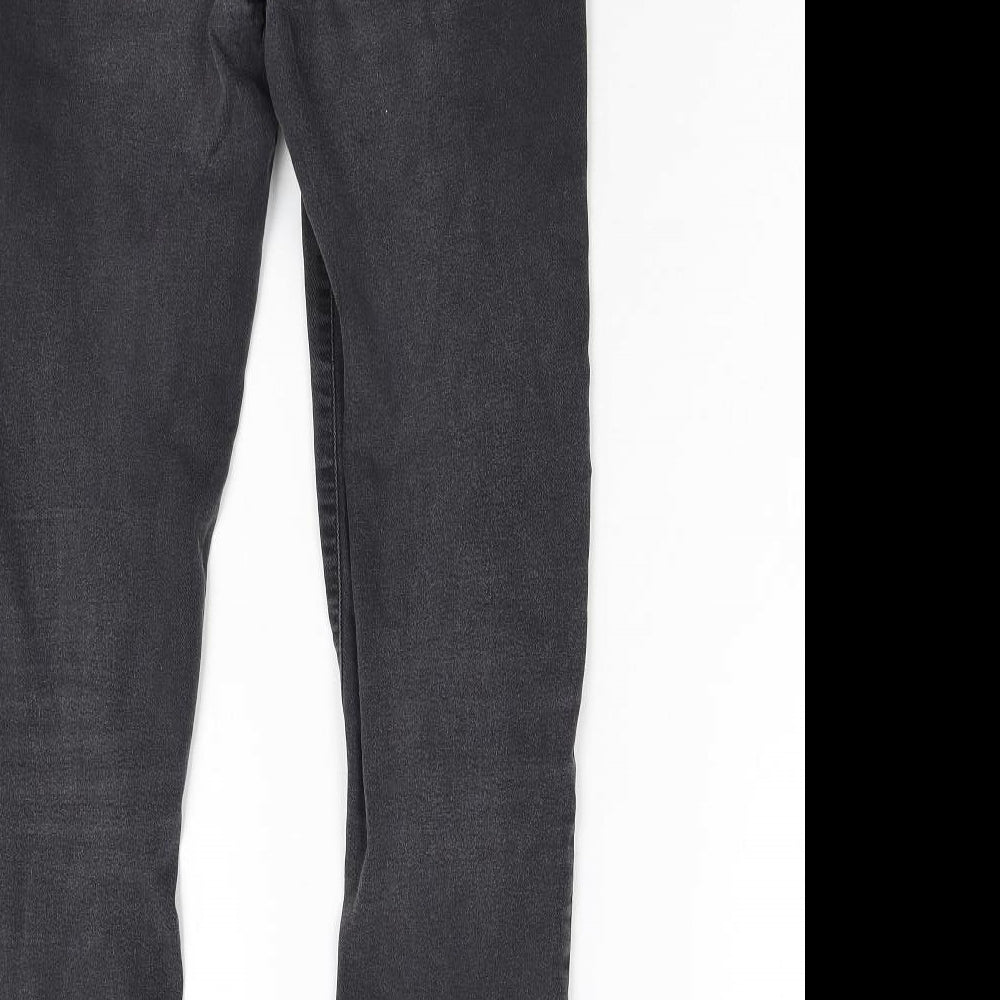 Primark Womens Black Denim Skinny Jeans Size 10 L28 in
