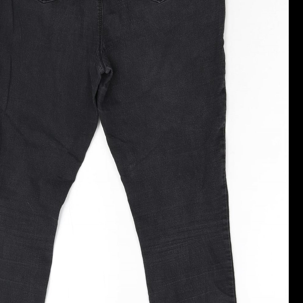 Matalan Womens Black Denim Jegging Jeans Size 16 L28 in
