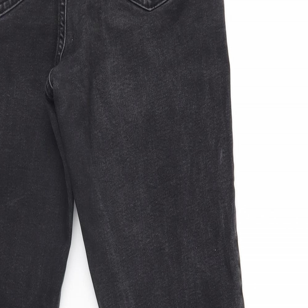 Brand and care label for Denim Co women’s black skinny jeans, size UK 14, 29-inch leg - denim co