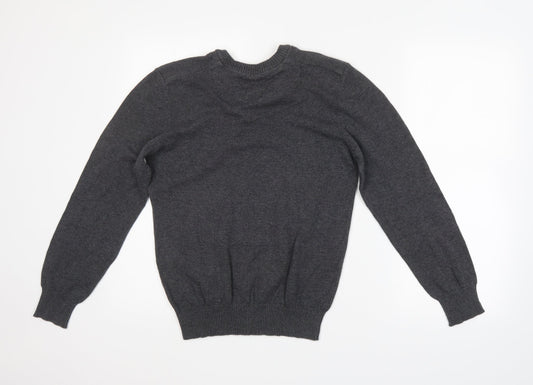 Peacocks Mens Grey Pullover Jumper Size S