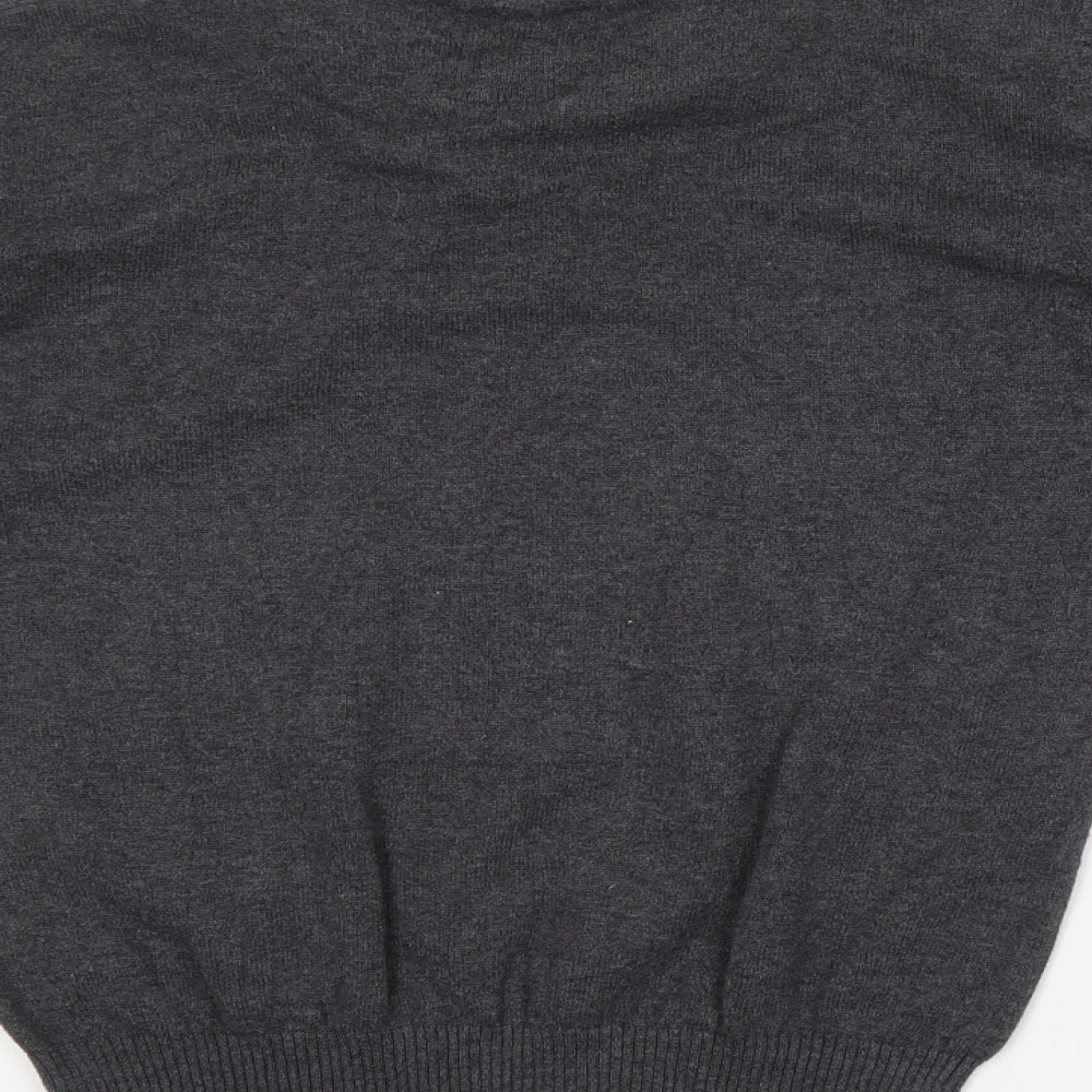 Peacocks Mens Grey Pullover Jumper Size S