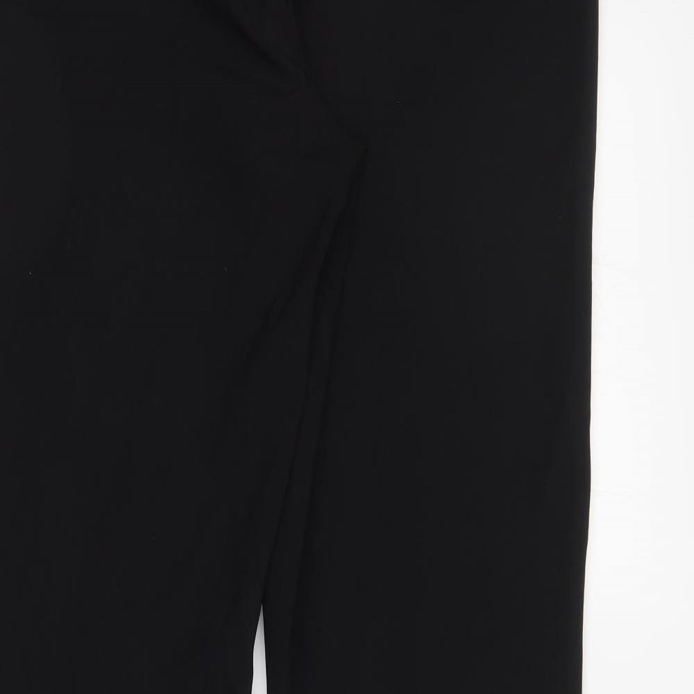 George Womens Black Trousers Size 14 L32 in