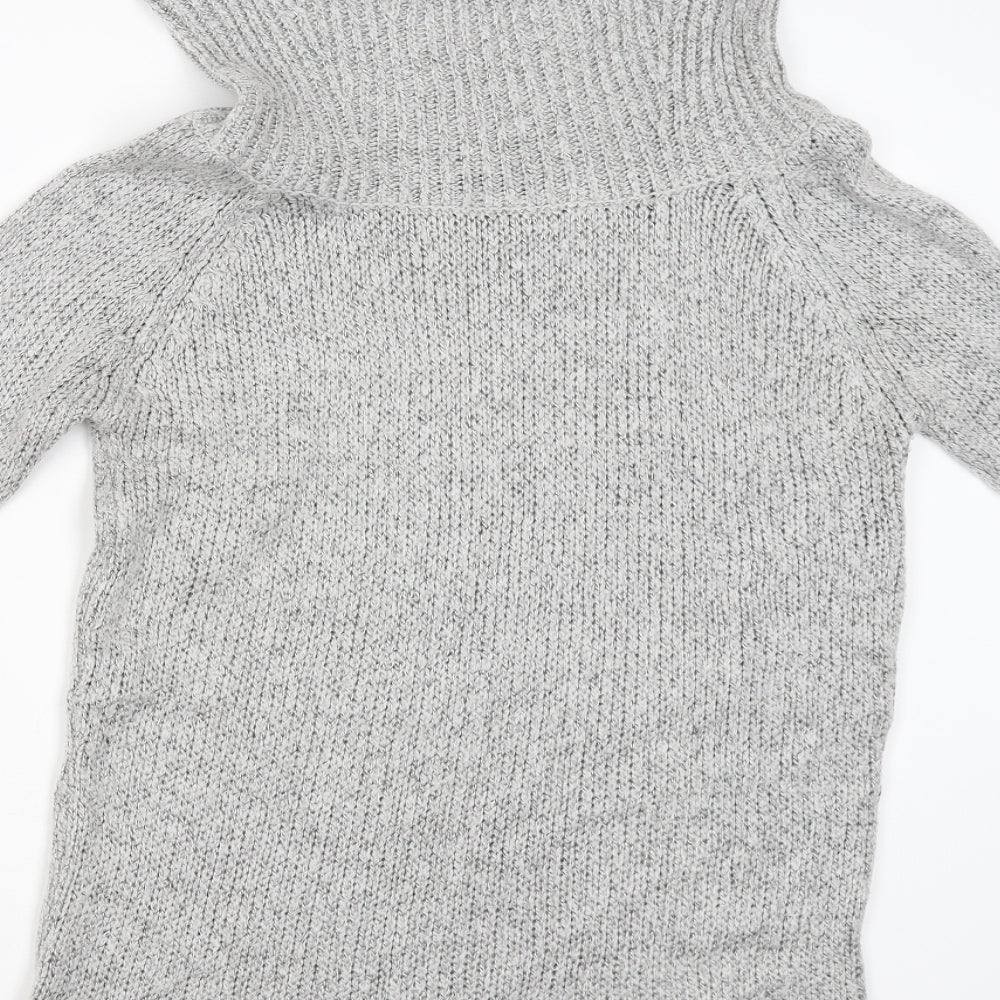 Womens UK Size M New Look Grey Pullover Jumper