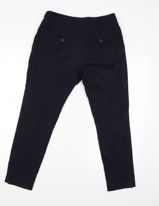 Womens UK Size 8 NEXT Regular Fit Blue Trousers
