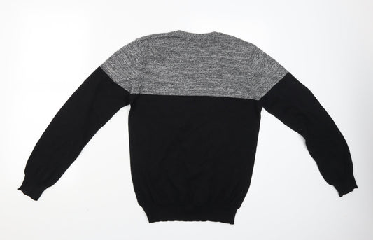 New Look Mens Grey Pullover Jumper Size S