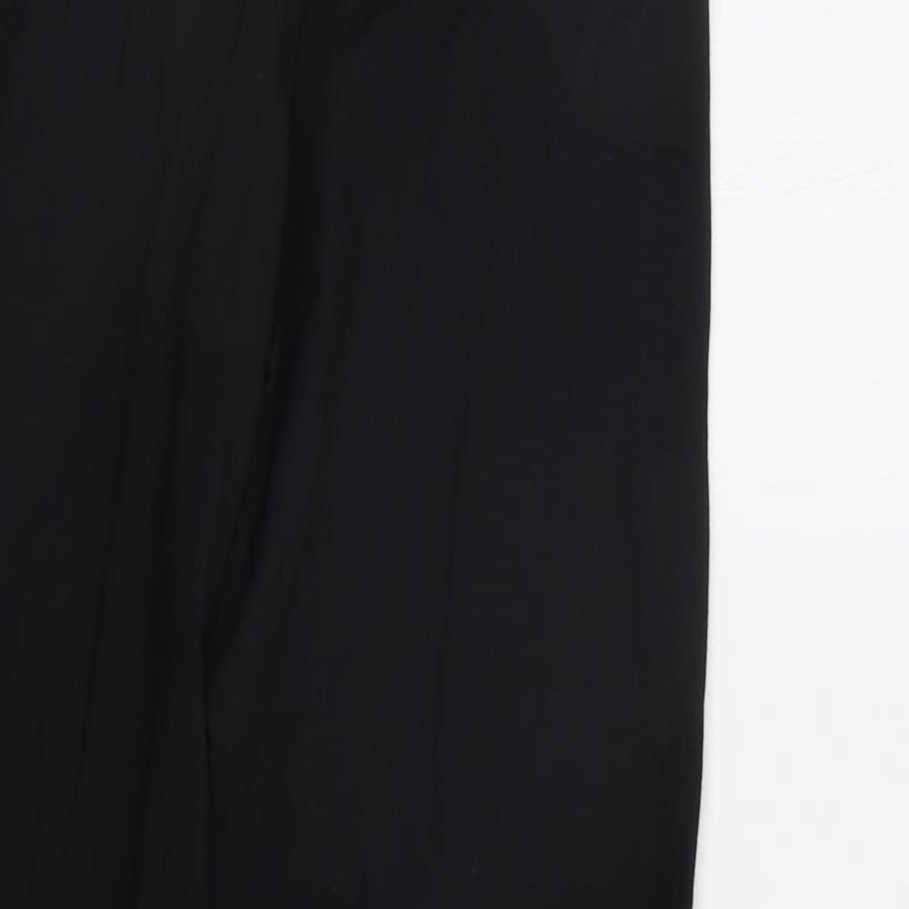 Womens UK Size 10 NEXT Regular Fit Dress Pants Black Trousers