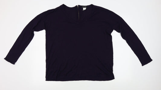 Womens UK Size 20 La Redoute Purple Pullover Jumper