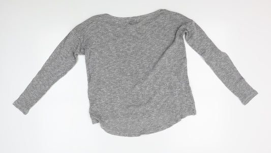 Miss Fiori Womens Grey Cardigan Jumper Size 14