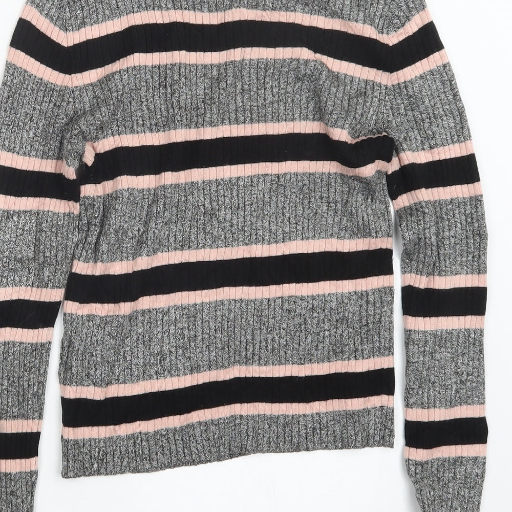 Divided by H&M Womens Grey Knit Pullover Jumper Size S