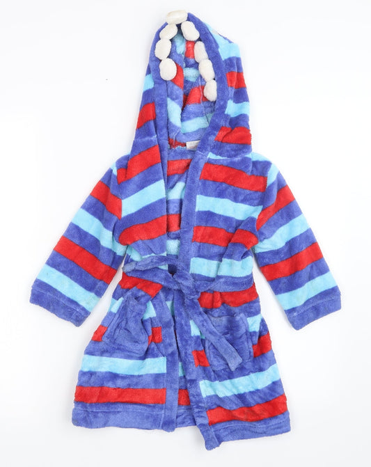 Mini Club Boys Blue Striped Gown Size 2-3 Years