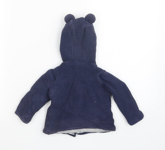 Marks and Spencer Baby Blue Knit Jacket Size 3-6 Months