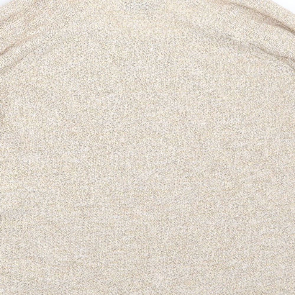 Womens UK Size XS Oasis Beige Pullover Jumper